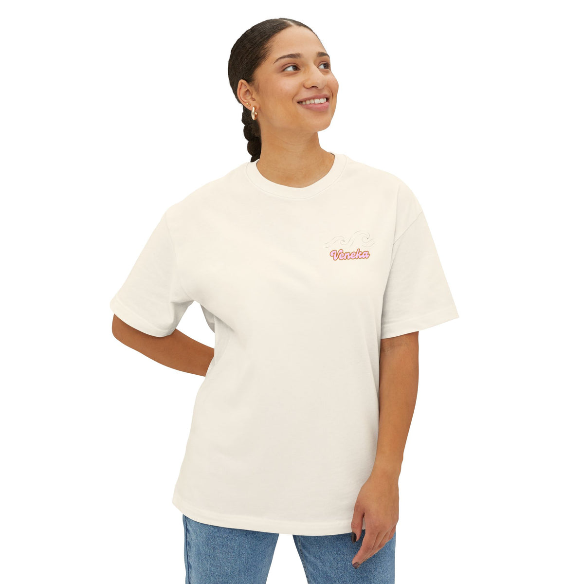 Veneka Unisex Oversized Boxy Tee