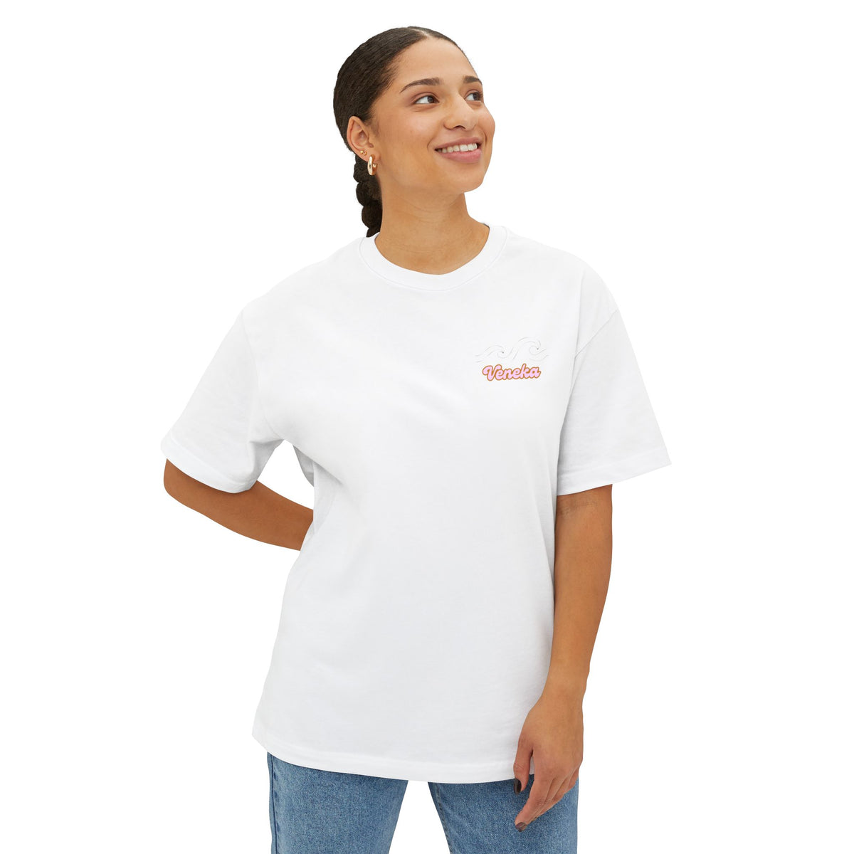 Veneka Unisex Oversized Boxy Tee